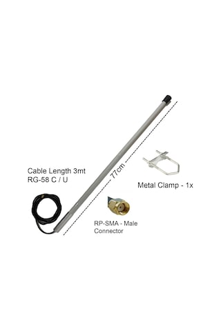 Rak Wireless 6 dBi 868 MHz Fiber Omni Anten