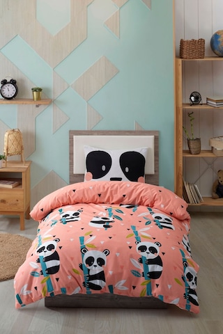Enlora Home Junior Nevresim Seti Tek Kişilik Panida Pembe Enlora Home Junior Nevresim Seti Tek Kişilik Panida Pembe