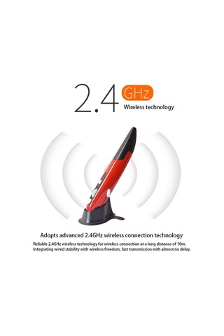 Prestigegoods 2.4g Kablosuz Dikey Kalem Ergonomik Mouse 1600 Dpı Pc/macos/android İçin -