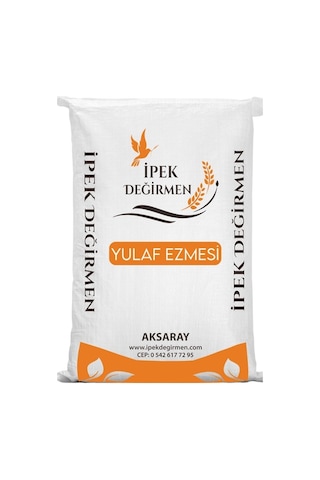 İpek Değirmen Yulaf Ezmesi 5 Kg Yerli Doğal Katkısız Avantajlı Paket Taze Diyet