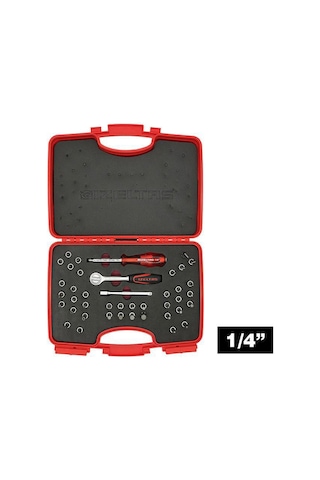 İzeltaş 1/4 Bits Uçlu Lokma Takımı 42 Parça - 1107001042