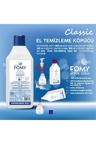Fomy Classic Köpük Sabun 1800 ML