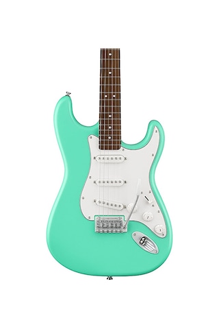 Squier 0379600549 Debut Stratocaster Elektro Gitar Sea Foam Green Deniz Köpüğü Yeşili Hafif Gövde Ve Rahat Çalım