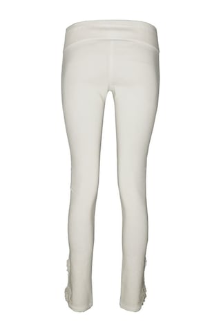 BULALGİY Kadın Kırık Beyaz Skinny Dantel Pantolon - BGA653058