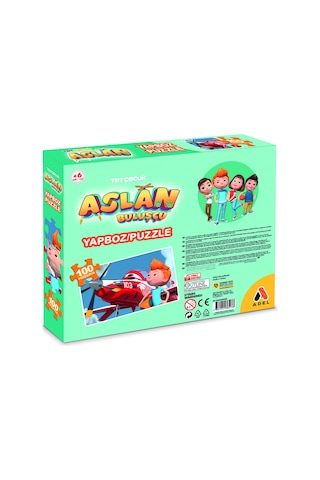 TRT Çocuk Aslan 100 'lü Puzzle