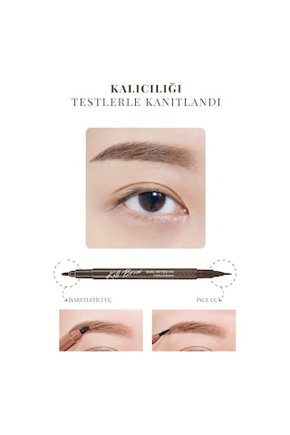 Clio Kill Brow Dual Tattoo Pen Set 01 Natural Brown