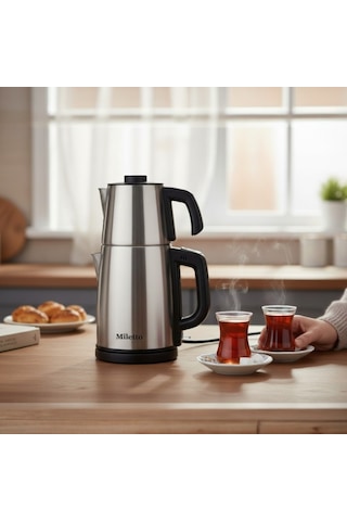 Miletto MT20G 1.7 L Gizli Rezistanslı Otomatik Çay Makinesi