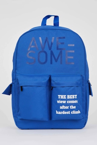 Defacto Unisex Okul Sırt Çantası A3299AXNSBE59 Mavi