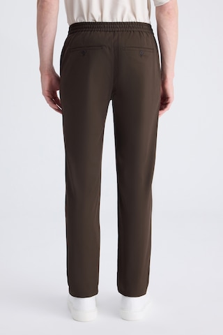 D's Damat Ds Damat Relaxed Fit Pilesiz Kahverengi Diyogonal Tencel -pamuk Karışımlı Likralı Jogger Pantolon 4hc03ad05321m 201