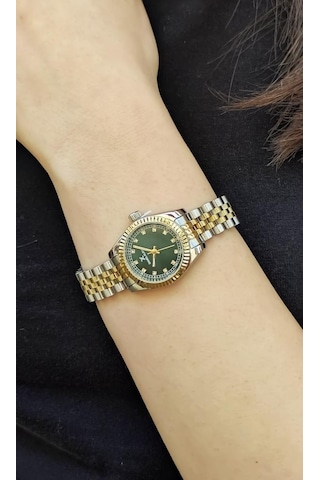 Daniel Klein Dke.1.10846-4 Metal Kordon Metal Kasa 3 Atm Suya Dayanıklı Metalik-altın Renk Kadın Kol Saati Altın - Gümüş