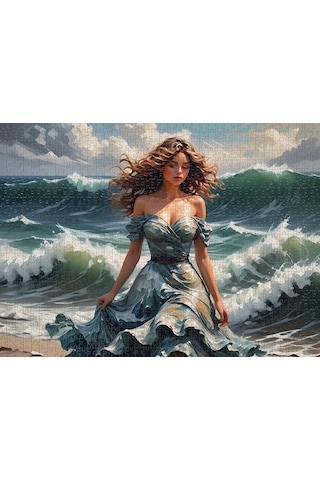 Nova Puzzle 1000 Parça Ruhumu Yansıtan Dalgalar Puzzle - Dalgalar Ve Kadın
