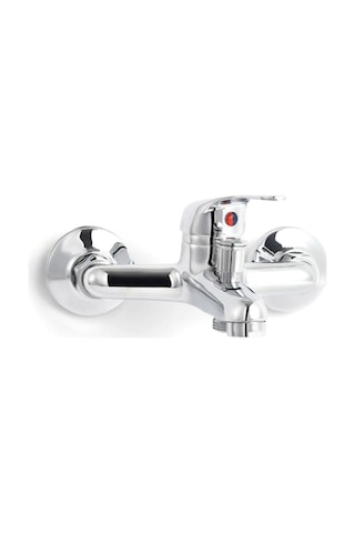 Kustar Elmas Banyo Duş Bataryası Krom