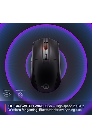 Steelseries Rival 3 Wireless Gen 2 Gaming Mouse - 2.4ghz Ve Bluetooth Bağlantı - Siyah Rival 3
