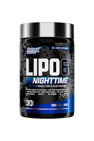 Lıpo6 Nighttıme Weıght Loss & Sleep Support 30 Capsles