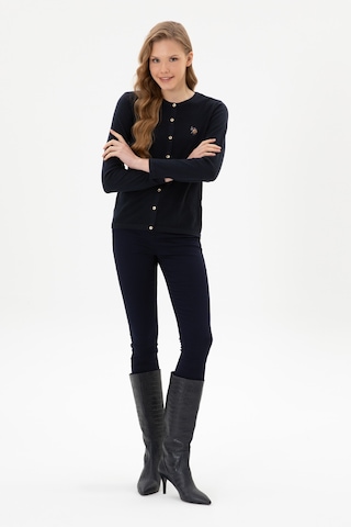 U.s. Polo Assn. Kadın Lacivert Hırka Triko 50307737-vr033 Lacivert