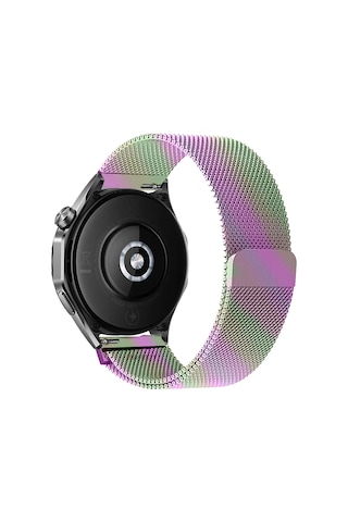 Huawei Watch Gt6 46mm Uyumlu Manyetik Milanese Loop Metal Kordon