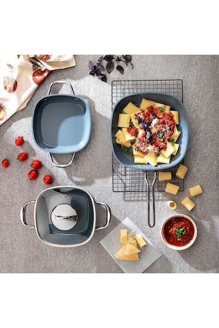 Schafer Gastronomie Master Seramik Tava 26cm-siyah/gri