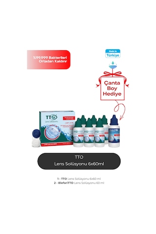 Tto Lens Solüsyonu 6×60 Ml +60 Ml Çanta Boy
