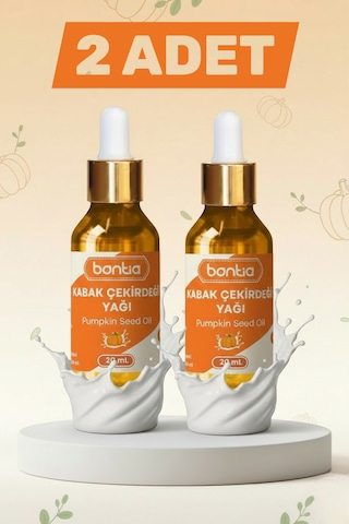 Kabak Çekirdeği Yağı 2x20 Ml %100 Saf Soğuk Sıkım - Cilt Ve Saç Bakımı, Sindirim Ve Desteği 40 ML