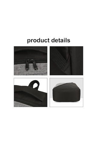 Ruicoo Üçlü Set Oxford Kumaş Sırt Çantası - Bilgisayar Taşıma, İş Ve Spor İçin Erkek/kadın, Gri Gri