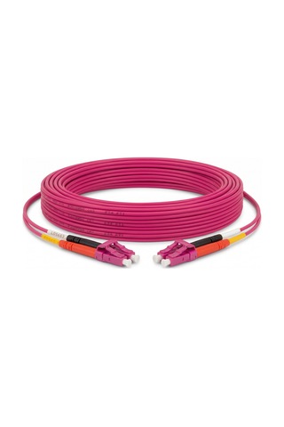 Alfafonet Lc/pc-lc/pc Multimode Om4 Dupleks 10 Metre Fiber Patch Cord