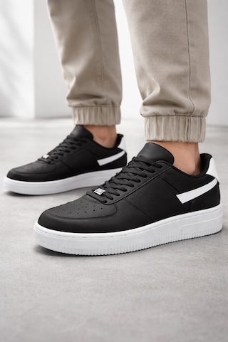 Siyah Beyaz Trend Süper Rahat 4 Mevsim Unisex Günlük Yürüyüş Spor Ayakkabı Sneaker Siyah - Beyaz