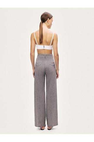 Nocturne Yüksek Geniş Paça Pantolon N26yn3499 Gri