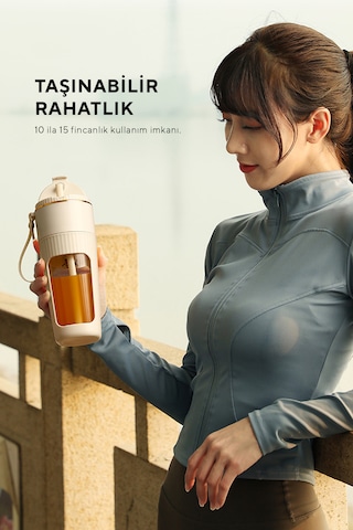 Fressi FR-BL0318  Taşınabilir Şarjlı Kişisel Smoothie Blender