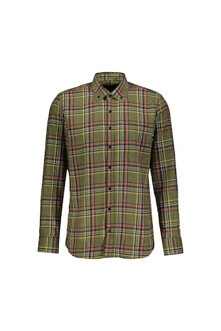 Finesuits Erkek Flanel Gömlek 2422204010.flcdr Haki