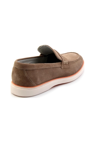 Bambi Kum Hakiki Deri Erkek Loafer Ayakkabı E01054184802 Kum