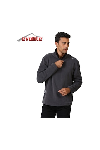 Evolite Fuga Bay Mikro Polar Sweater - Gri (489098423) Haki
