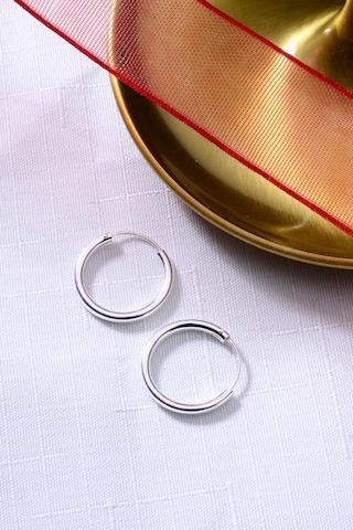 925 Ayar Gümüş Trend Halka Küpe 2mm - 20mm Gümüş