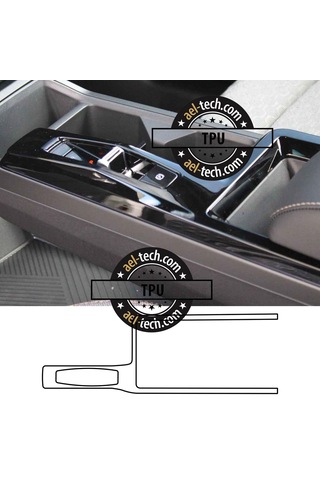 Ssangyong Torres / Actyon Uyumlu Vites Etrafı Piano Black Tpu Kor