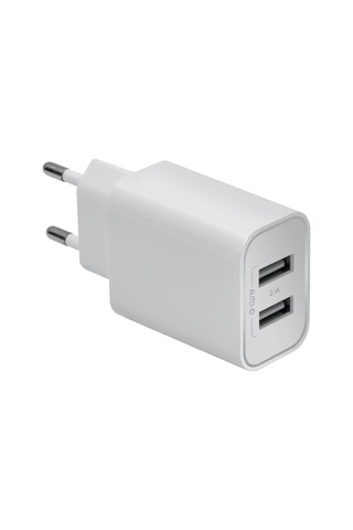 Polosmart PBS116 2 USB Girişli Duvar Şarjı Adaptör Beyaz