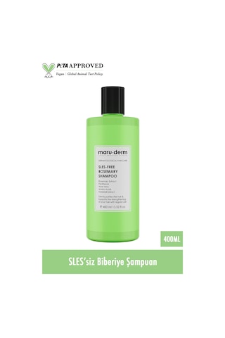 Maruderm Sles-free Biberiye Şampuan 400 Ml Sülfatsız,tuzsuz,vegan Şampuan Tüm Saç Tipleri