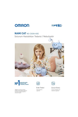 Nami Cat Çocuklara Uygun Sevimli Nebülizatör