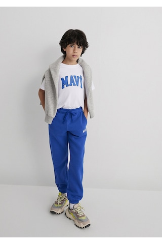 Mavi - Mavi Logo Baskılı Mavi Eşofman Altı 6010000-70896 Mavi
