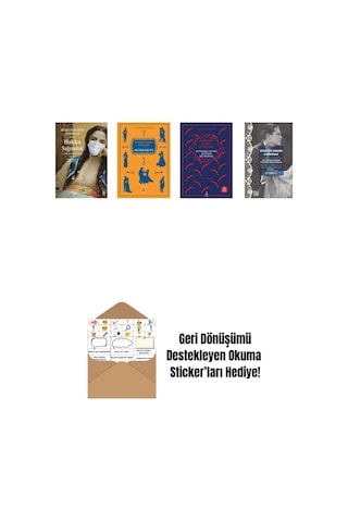 Hüseyin Rahmi Gürpınar 4 Kitap Set + Okuma Sticker'ları