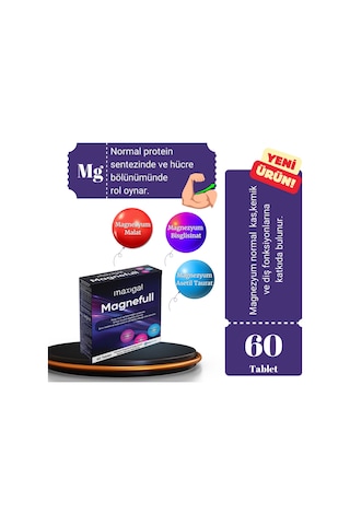 Maxigal Magnefull Magnezyum 60 Tablet