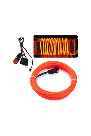 Turuncu Renk 5 Metre Neon Ip Torpido Neon Şerit Led