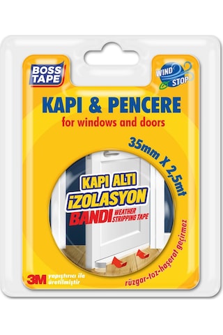 Kapı altı Rüzgar Böcek Toz Soğuk Önleyici Bant En:35mm Boy:2,5m