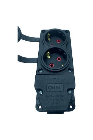 5 Adet Orel 1x16 2 Li Kauçuk Grup Priz 220 V Diğer
