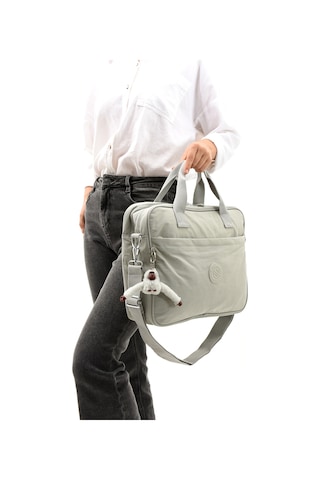 Ss 3027 Unisex Krinkıl Suya Dayanıklı Laptop Bölmeli Çapraz-el Askılı Evrak Ve Laptop Çantası Açık Gri