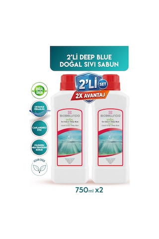 Sıvı El Sabunu Deep Blue 750 Ml 2'li Set Sıvı El Sabunu Deep Blue 750 Ml 2'li Set