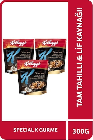 Kellogg's Special K Bitter Çikolatalı Hindistan Cevizi Dilimli Gevrek 3 x 300 G