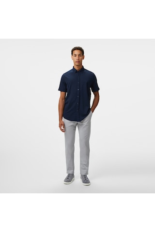 Nautica Erkek Lacivert Classic Fit Gömlek Düz W55416t Lacivert