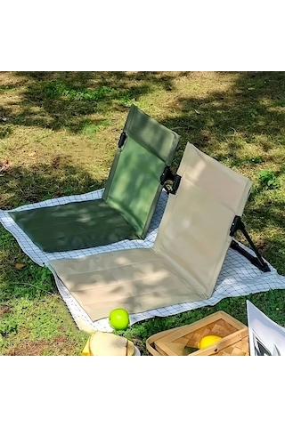 Dashanshop 1 Adet Siyah Ultra Hafif Tasinabilir Katlanir Sandalye Kamp Plaj Bahce Icin Oxford Bez Aluminyum Boru Siyah