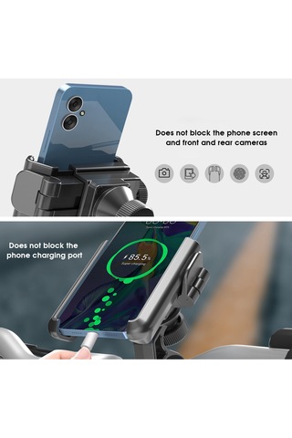 Geeksen Bisiklet, Elektrikli Bisiklet Ve Scooter İçin Abs-nilon Telefon Tutucu 60-90mm Ekran Boyutu