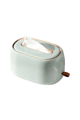 Beyaz Mendil Tutucu Yaylı Masaüstü Duvara Monte Mendil Kapak Kağıdı Havlu Dispenseri Kağıt Çıkarma Peçete Dispenseri