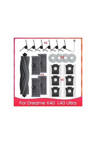 Dreame X40 Ve L40 Ultra Elektrikli Süpürgeler İçin Aksesuar Seti